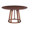 Aldo Round Dining Table Walnut