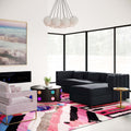 Callie Velvet Sectional - RAF