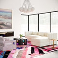 Callie Velvet Sectional - RAF