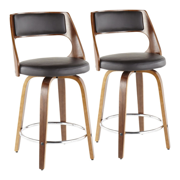 Cecina 24.5" Counter Stool - Set Of 2 -AKA