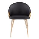 Claire Chair Gold Pu