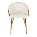 Claire Chair Steel Gold