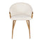 Claire Chair Steel Gold