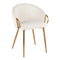 Claire Chair Steel Gold