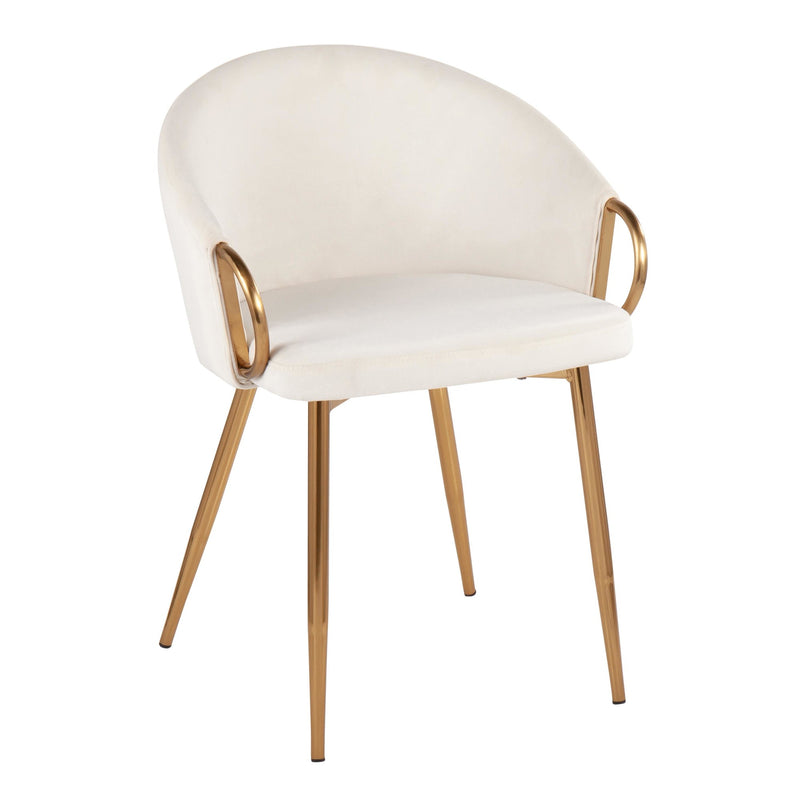 Claire Chair Steel Gold