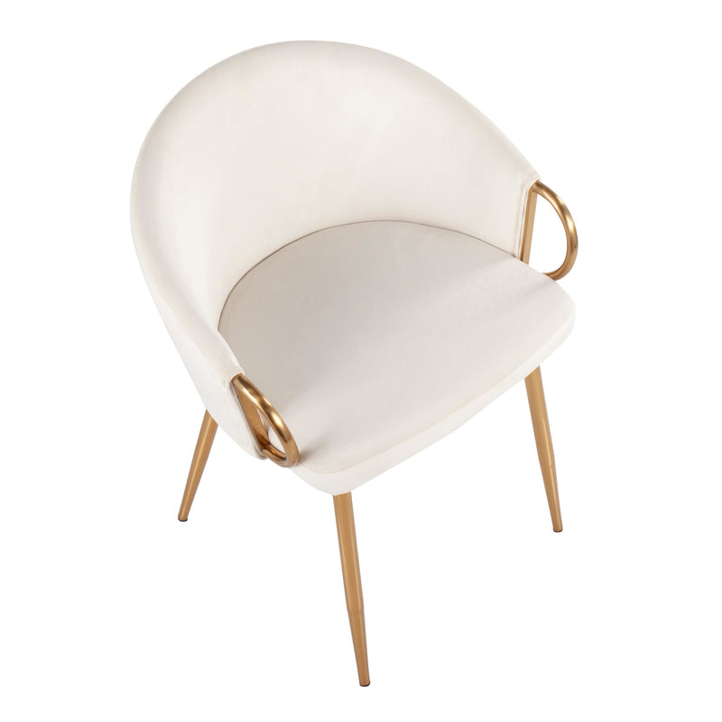 Claire Chair Steel Gold