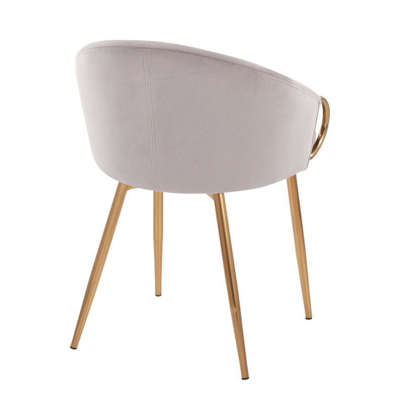 Claire Chair Steel Gold