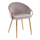 Claire Chair Steel Gold