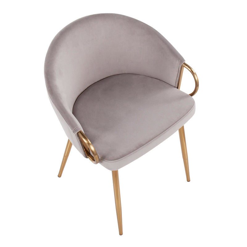 Claire Chair Steel Gold