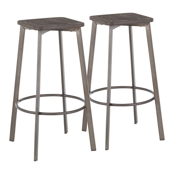 Clara Square Barstool - Set Of 2