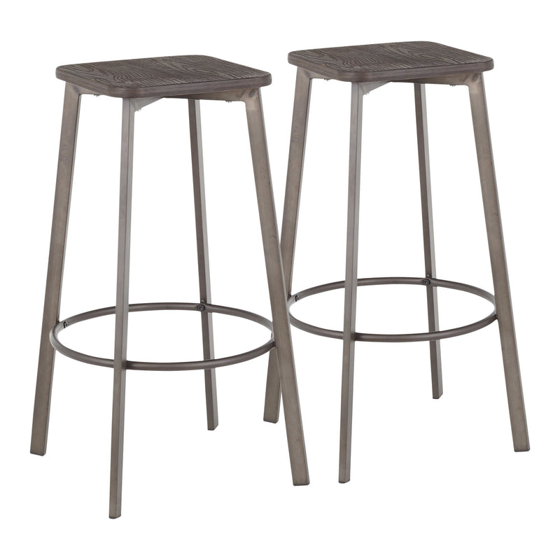 Clara Square Barstool - Set Of 2