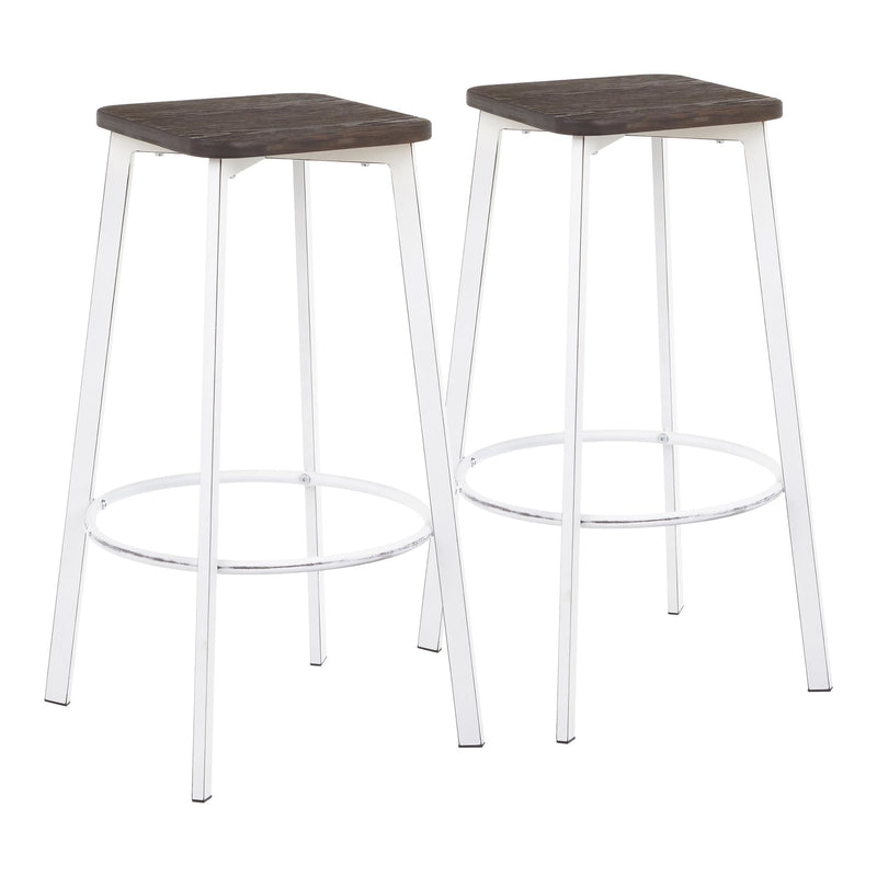 Clara Square Barstool - Set Of 2