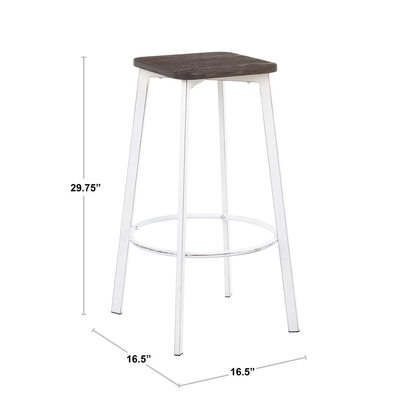 Clara Square Barstool - Set Of 2