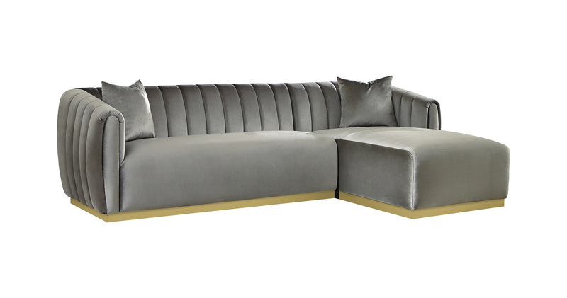 Grisby Silver Sectional
