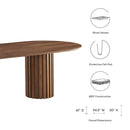 Senja 95" Oval Dining Table