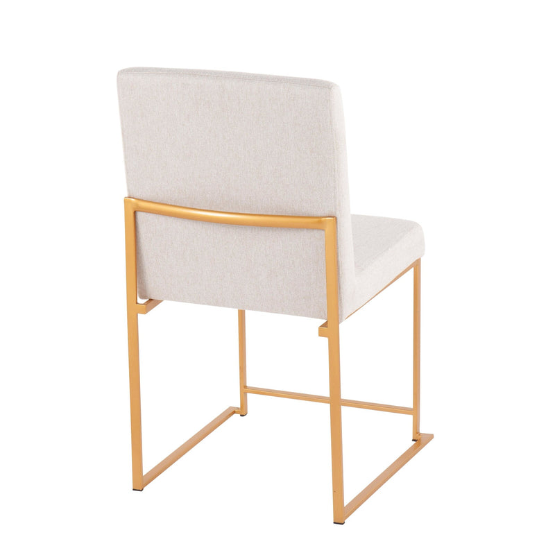 High Back Fuji Dining Chair - Set Of 2