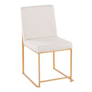 High Back Fuji Dining Chair - Set Of 2