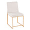 High Back Fuji Dining Chair - Set Of 2