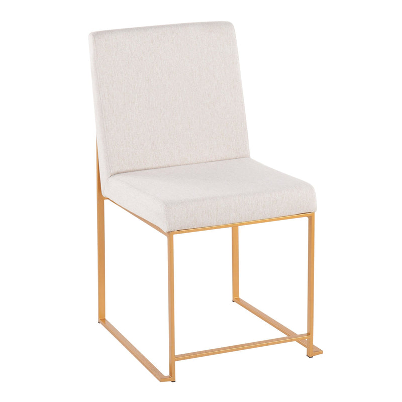 High Back Fuji Dining Chair - Set Of 2