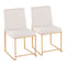 High Back Fuji Dining Chair - Set Of 2