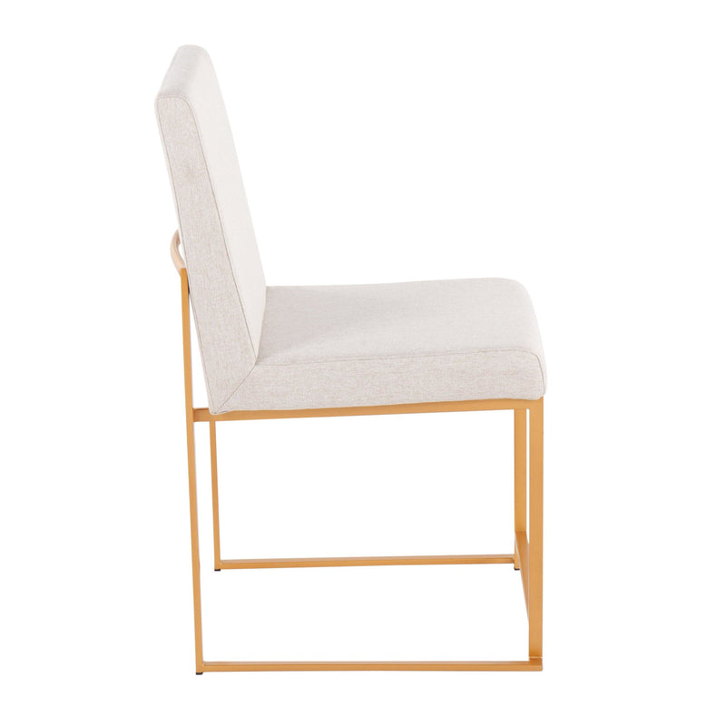 High Back Fuji Dining Chair - Set Of 2
