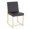 High Back Fuji Dining Chair - Set Of 2