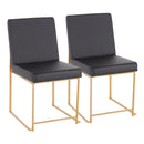 High Back Fuji Dining Chair - Set Of 2