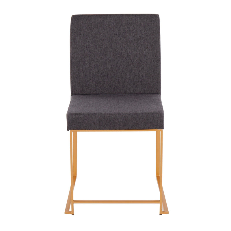 High Back Fuji Dining Chair - Set Of 2