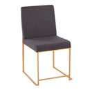 High Back Fuji Dining Chair - Set Of 2