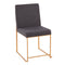 High Back Fuji Dining Chair - Set Of 2