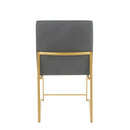 High Back Fuji Dining Chair - Set Of 2