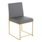 High Back Fuji Dining Chair - Set Of 2