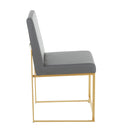 High Back Fuji Dining Chair - Set Of 2