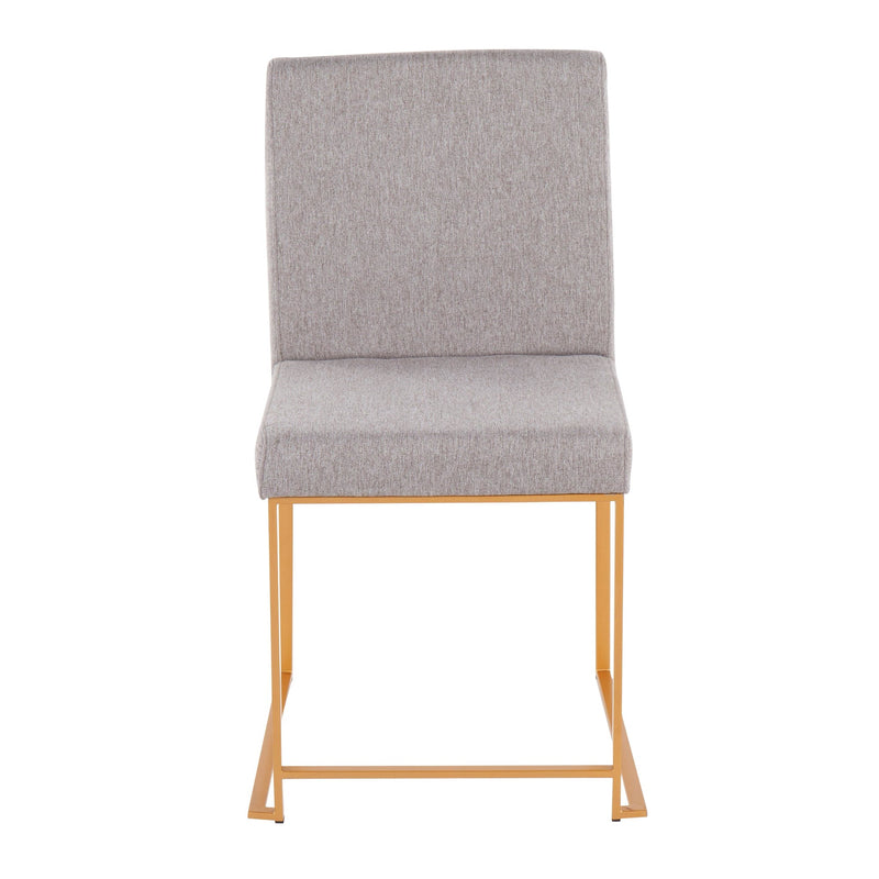 High Back Fuji Dining Chair - Set Of 2
