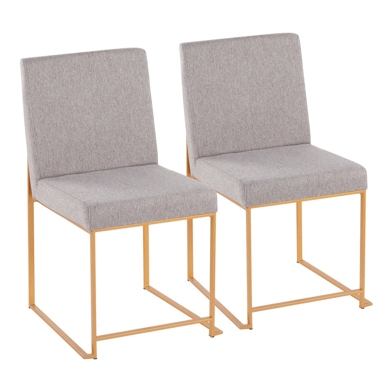 High Back Fuji Dining Chair - Set Of 2