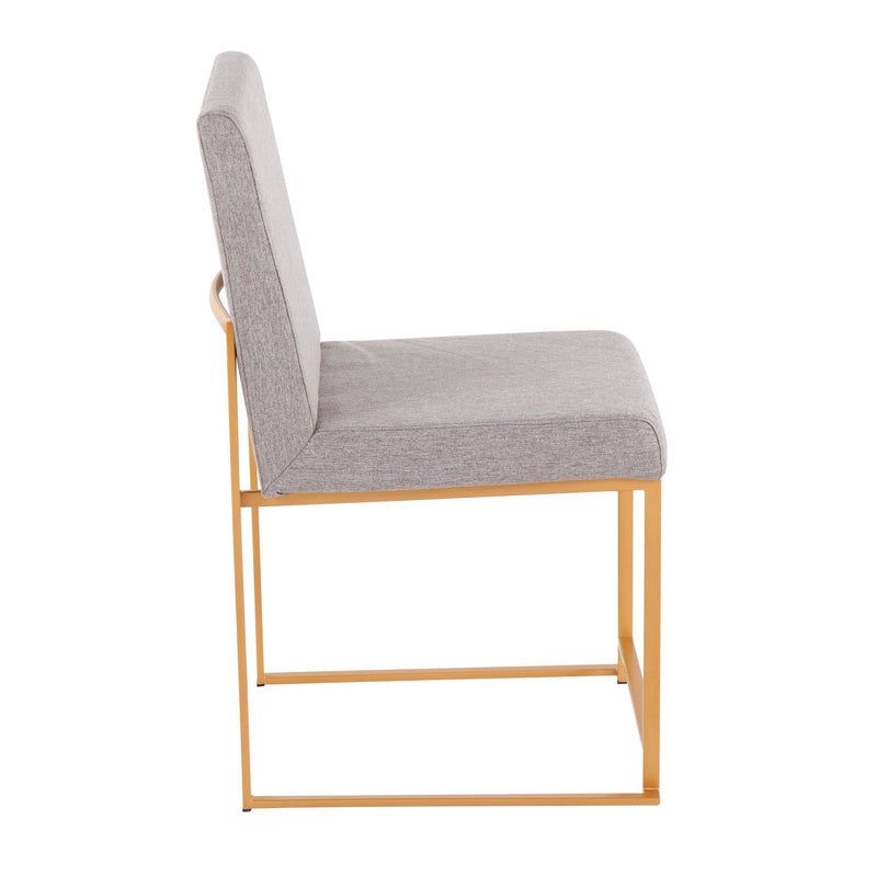 High Back Fuji Dining Chair - Set Of 2