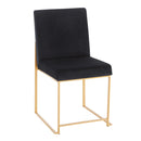 High Back Fuji Dining Chair - Set Of 2