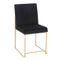 High Back Fuji Dining Chair - Set Of 2