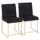 High Back Fuji Dining Chair - Set Of 2