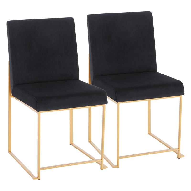 High Back Fuji Dining Chair - Set Of 2