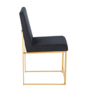 High Back Fuji Dining Chair - Set Of 2