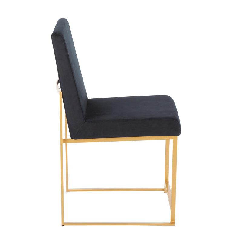 High Back Fuji Dining Chair - Set Of 2