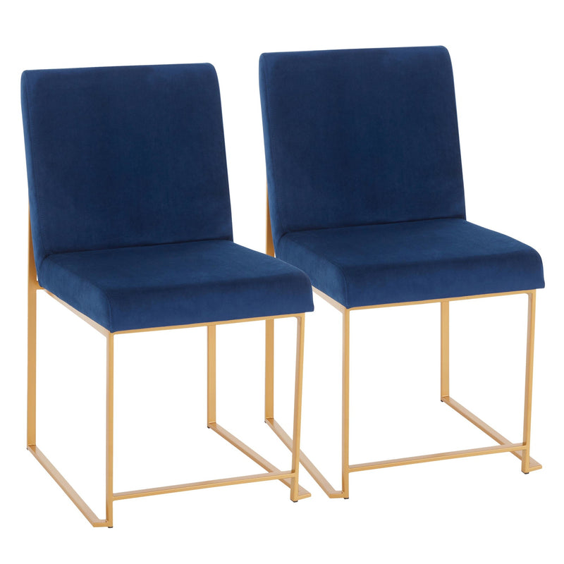 High Back Fuji Dining Chair - Set Of 2