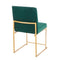 High Back Fuji Dining Chair - Set Of 2