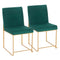 High Back Fuji Dining Chair - Set Of 2