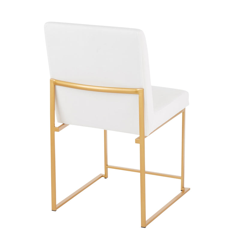 High Back Fuji Dining Chair - Set Of 2