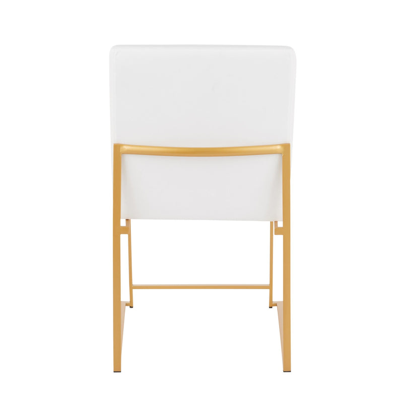 High Back Fuji Dining Chair - Set Of 2