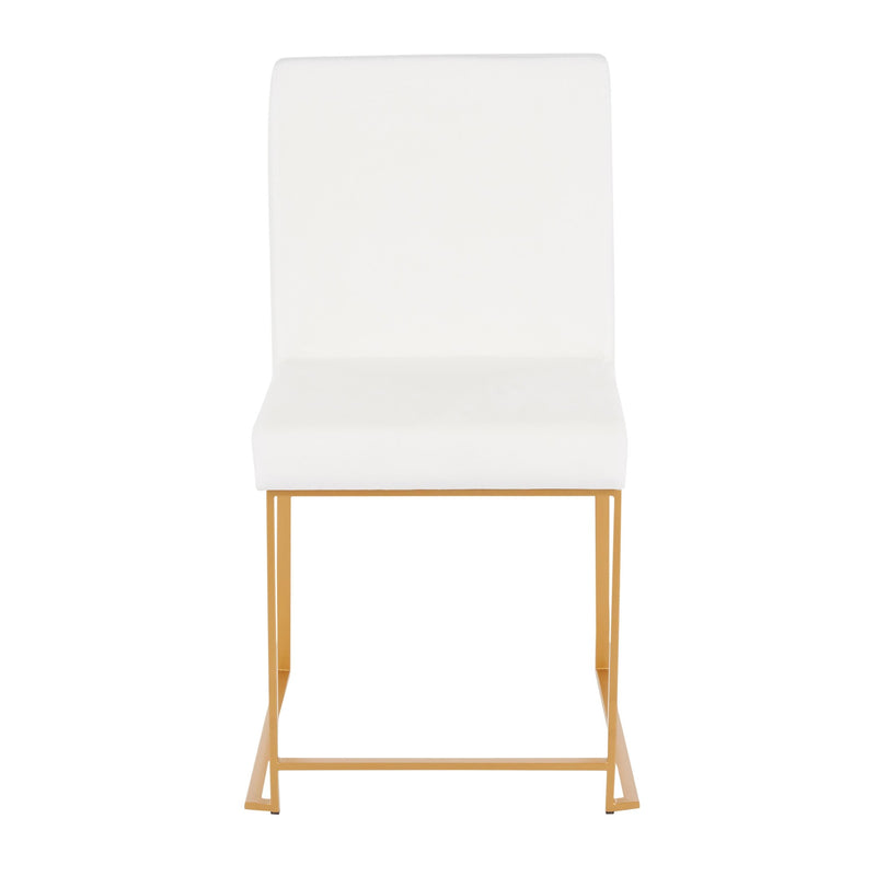 High Back Fuji Dining Chair - Set Of 2