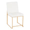 High Back Fuji Dining Chair - Set Of 2