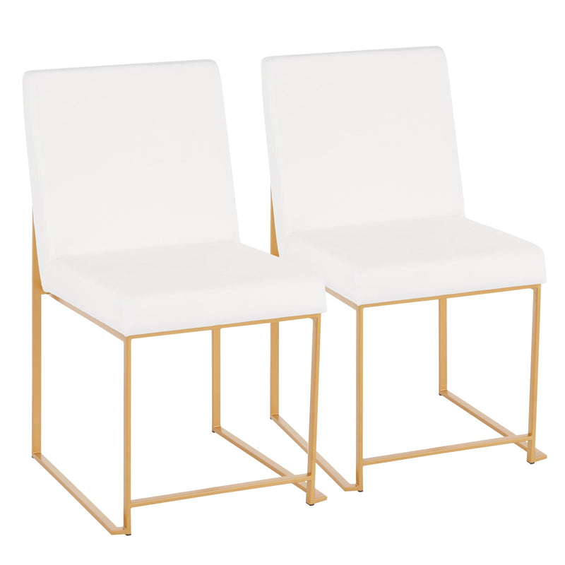 High Back Fuji Dining Chair - Set Of 2